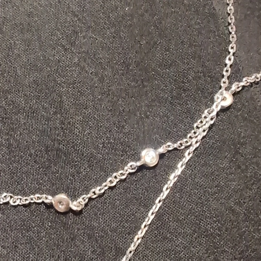 Kendra Scott Double Layer Butterfly Necklace, Silver - Picture 3 of 5